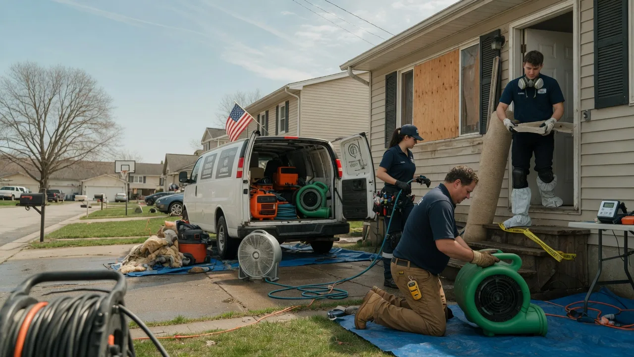 Water Damage Restoration in Poseyville, IN near me